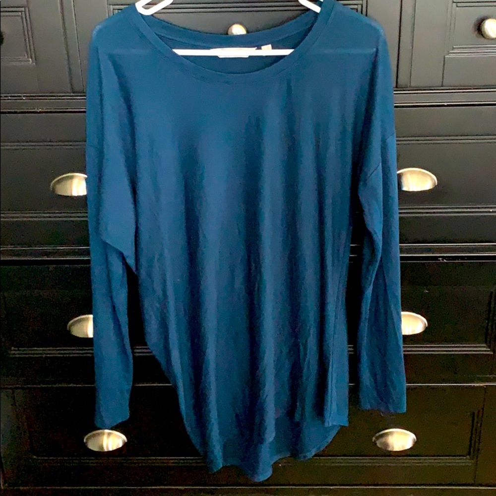 Athleta Cloudlight Teal Top, S